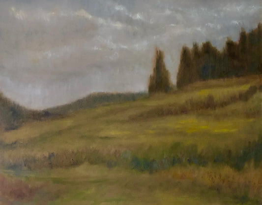 West Jefferson Afternoon, oil on canvas, 24" x 18"